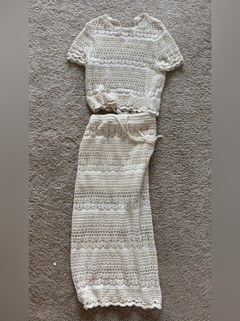 Universal Thread crochet skirt set